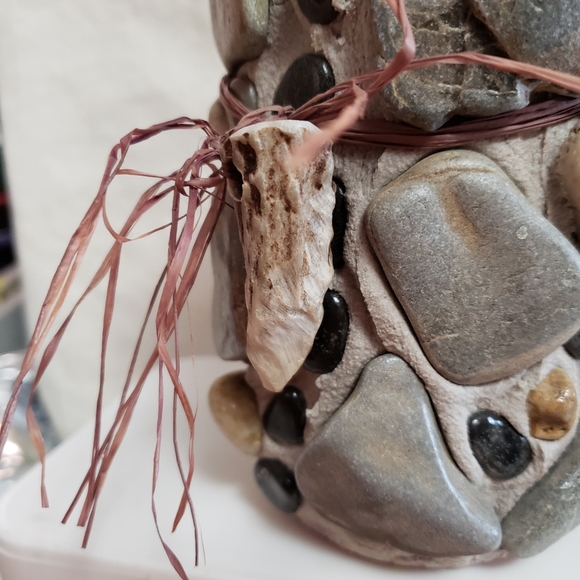 Candlelite vintage concrete and rock candle - Picture 7 of 7